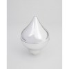 Pvc decorative flagpole top onion/drop type - Silver