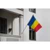 KIT steag România, lance metalică și suport perete