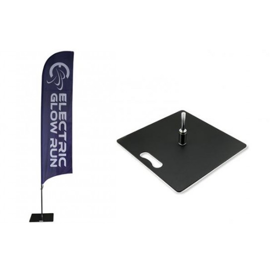 Placa metalica - 4kg - Baza patrata 