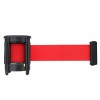 Retractable barrier belt cassete with red tape 200 cm.